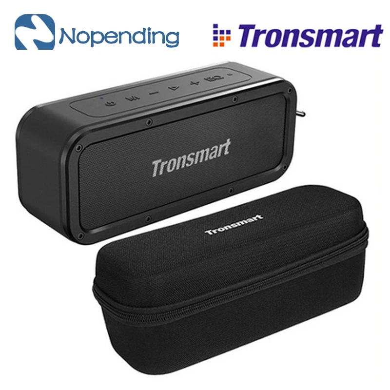 Baratos Altavoz Tronsmart Force Bluetooth 5,0 altavoz portátil IPX7 impermeable 40W altavoces 15H con asistente de voz para teléfono