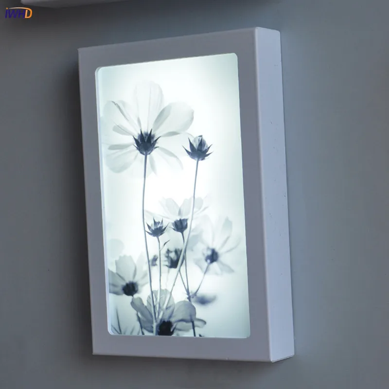 12W Arts Flowers LED Wall Lamps Modern Acrylic Sconce Fixtures For Stairs Bar Cafe Wandlamp Simple Wall Lights Indoor Lighting (4)