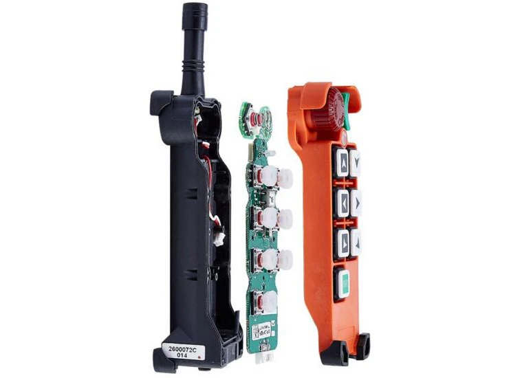 Telecontrol F21-E2 on/off magnetic switch 6 single step push buttons 2 transmitters for Hoist Crane
