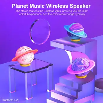 

Mini Speaker Audio Electronics Wireless Bluetooth Speaker Stereo Subwoofer Loudspeaker For Planet Music