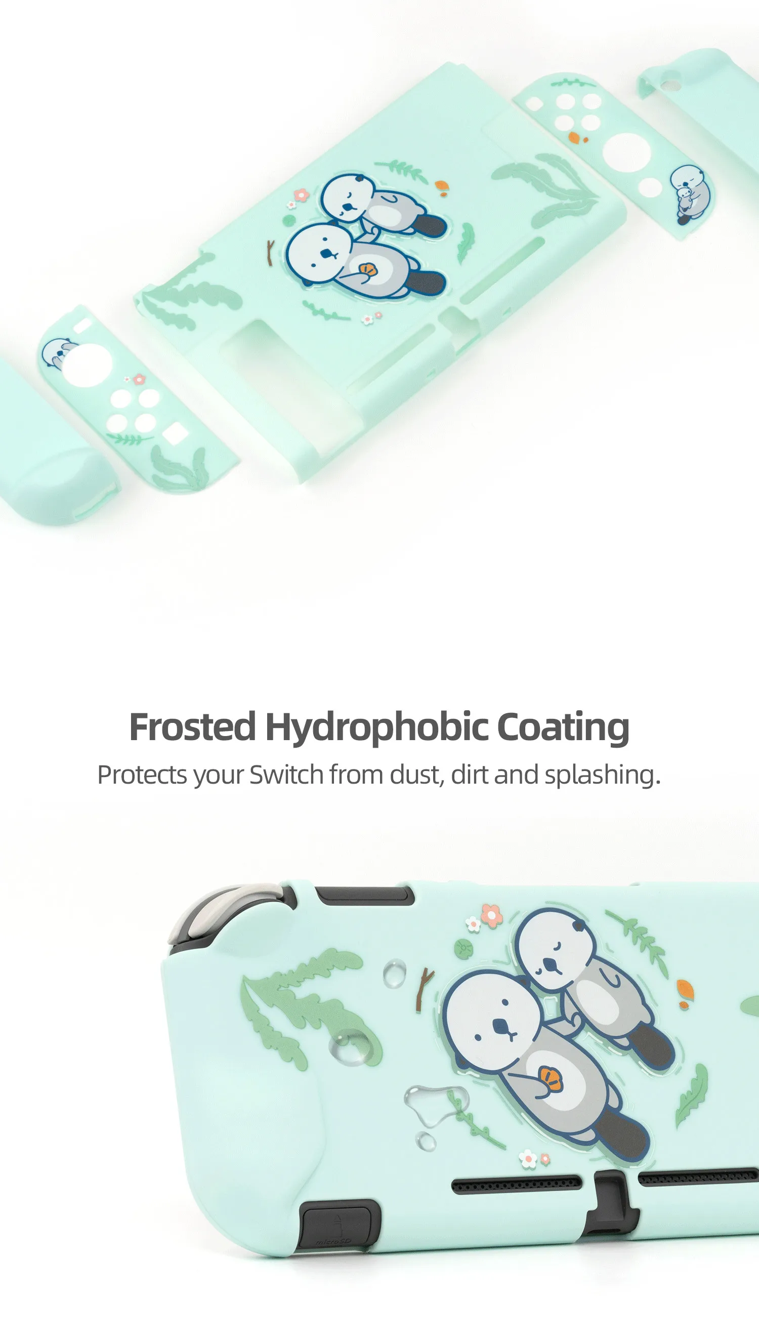 frosted hydrophobic coating