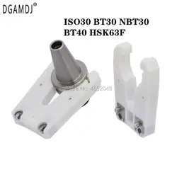 1 pçs cortador automático titular para iso30 bt30 nbt30 bt40 hsk63f ferramenta de aperto titular