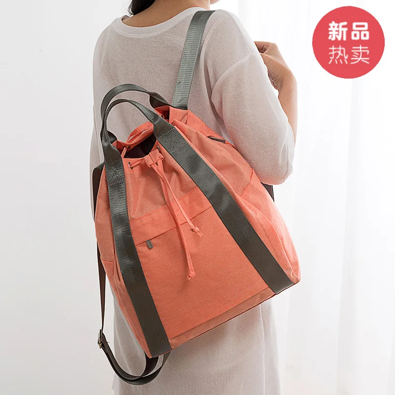 

JIULIN Backpacks Rucksack Travel-Bags Drawstring Retro Female Trendy High-Quality