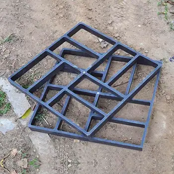 

Garden Path Maker Mold Plastic DIY Manually Paving Cement Brick Stone Road Paving Moulds Tool for Garden Decoration