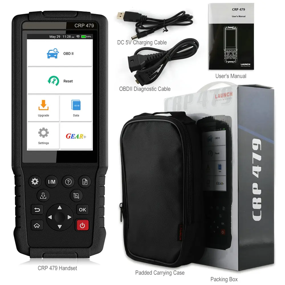 Launch X431 CRP479 Wifi OBD2 считыватель кодов ABS DPF IMMO сброс масла OBD 2 Автомобильный сканер launch OBD2 сканер автомобильный диагностический инструмент - Цвет: Launch X431 CRP479