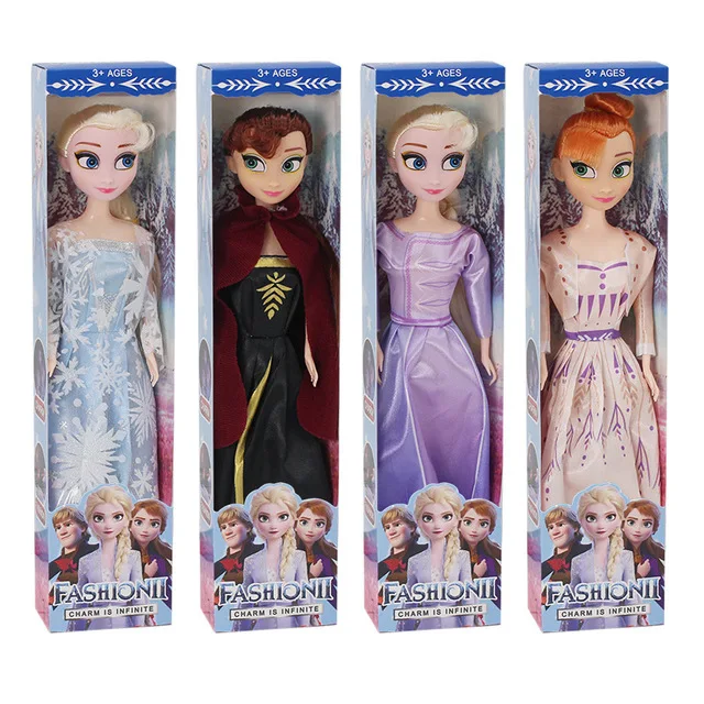 Disney 30CM Frozen 2 Elsa Anna Princess Action Figure Toys Cute Collection  Model Dolls Christmas New Year Gift for Children - AliExpress