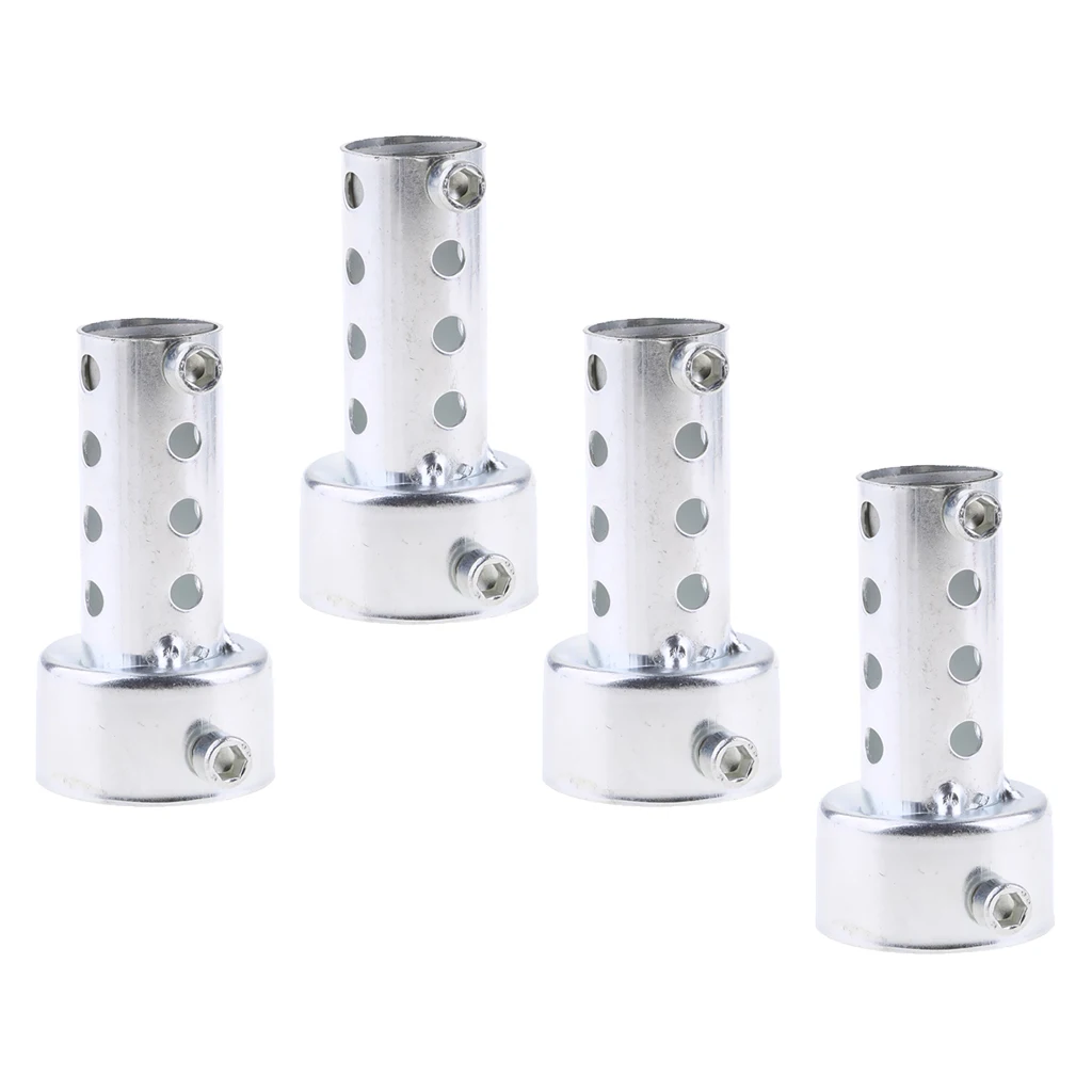 4pcs Universal Motorcycle Exhaust Can Killer Silencer Muffler Baffle 42mm