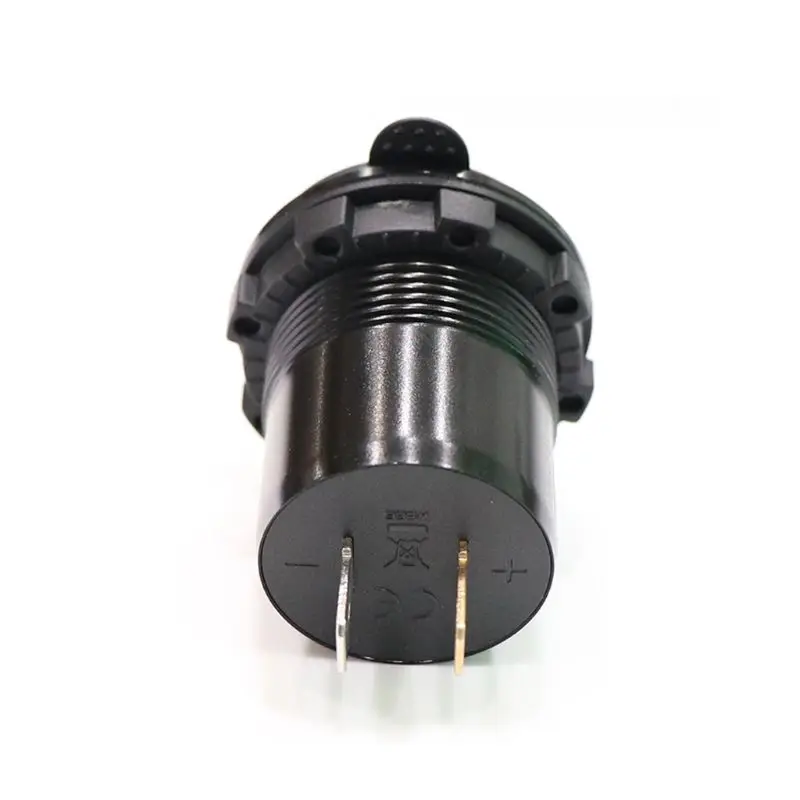 Алюминий мотоцикла лодка 12 V/24 V QC 3,0 устройство для автомобиля с двумя портами USB Зарядное устройство Мощность адаптер для смартфонов и планшетов gps