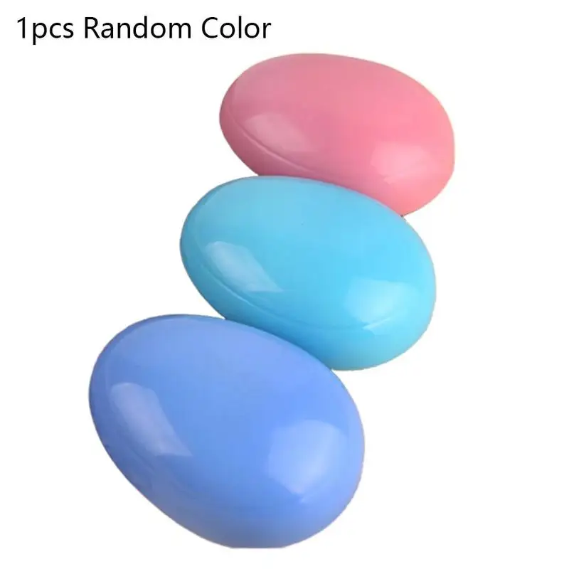 color random 1 шт. щетка для волос яйцо Форма Расческа Антистатические инструменты для укладки волос щетки для волос распутывающая расческа - Цвет: color random