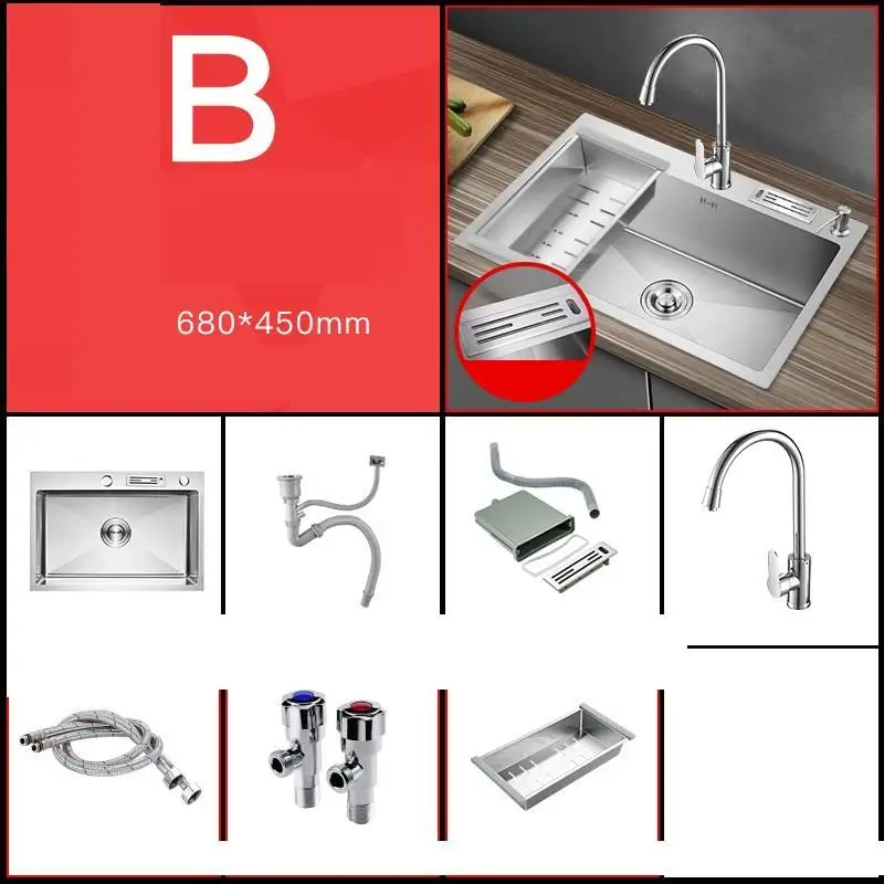 Version P Dissipador Keuken Gootsteen Torneira Gourmet Acero Inox кухня Куба де Cocina Fregadero Pia Cozinha мойка овощей - Цвет: Version P