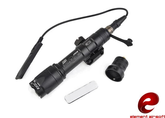 Element Airsoft тактический светильник Surefir M600C пистолет вспышка светильник 366 люмен охотничий скол лампа оружие светильник EX072 BK - Цвет: Черный