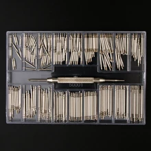 1 коробка ремешок для часов Пружинные стержни(360 шт.)+ 1 шт. инструмент для снятия часового механизма