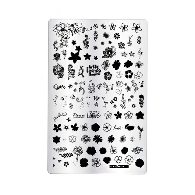 zjoyplus15 9.5*14.5cm Dream Catch Template Nail Art Polish Stamping Plates 3D Stencil For Nails stamp for Nails Stamping Polish - Цвет: zjoyplus15