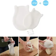 DIY волшебная тестомесильная сумка, мешок для смешивания муки, мягкая Пищевая силиконовая консервационная тестомесилка для хлеба, инструменты для выпечки тортов