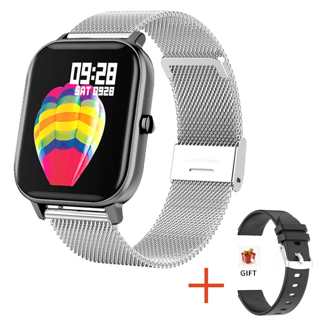 2021 New Full Touch Screen Smart Watch Men Women Sports Multifunction Heart Rate Monitoring Fitness Smartwatch For Xiaomi Huawei 