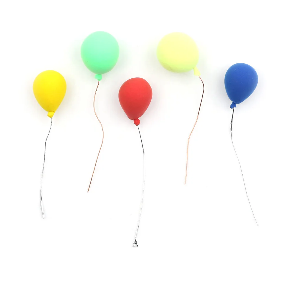 

5Pcs/Set 1:12 Dollhouse Balloon Miniature Dolls Toys Mini Model Toys Dollhouse Model Accessories Random Color