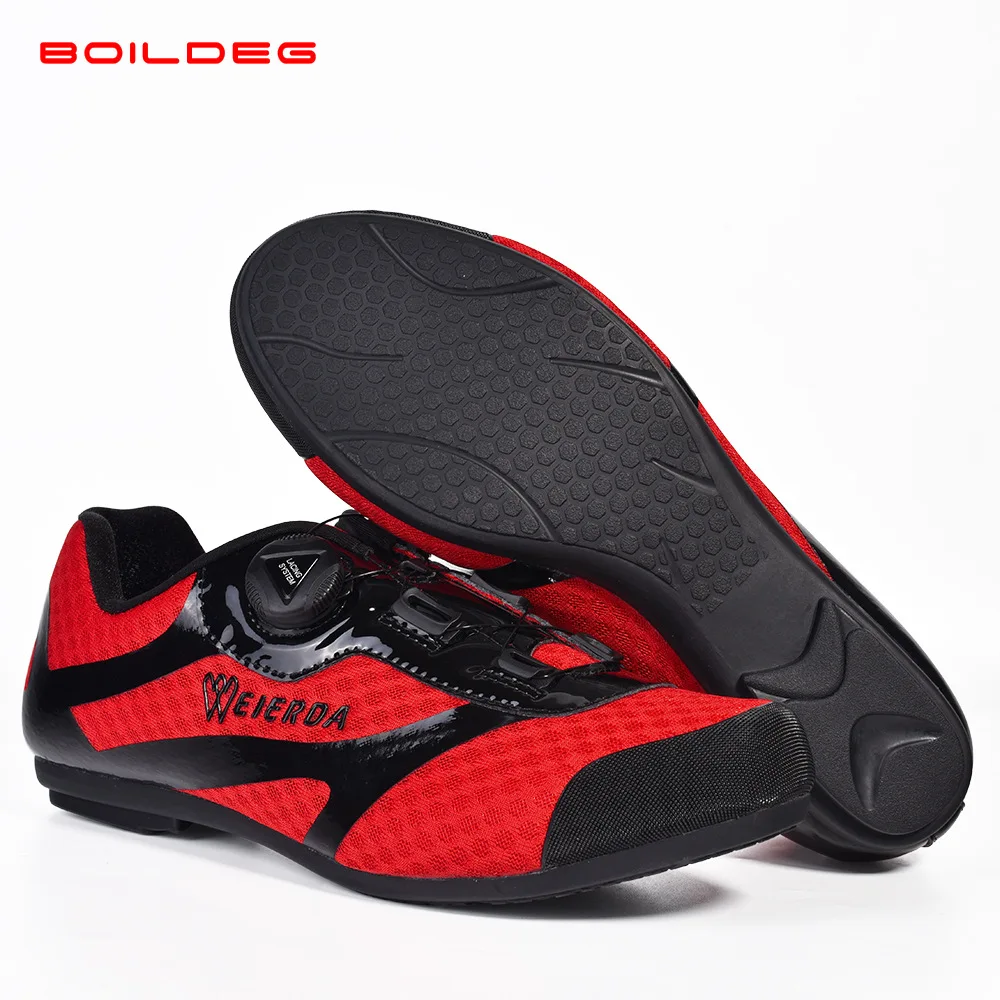 

New Style Outdoor Non-Lock Cycling Shoes Riding Shock Absorption Breathable Sweat Absorbing Road Bicycle Lock-Free Lock