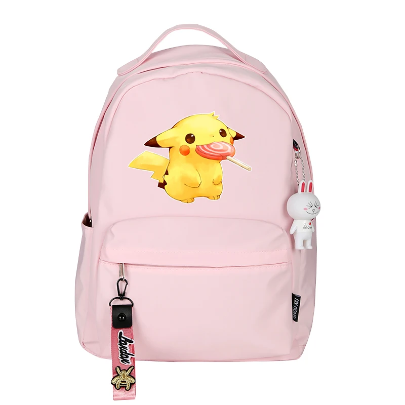 Рюкзак Пикачу Косплей Аниме-сумки для подростков Mochila Розовый Рюкзак Kawaii Подарки на день рождения Симпатичные Рюкзаки для взрослых - Цвет: GJF bangbangtang