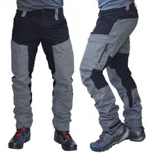 Aliexpress - Men Fashion Color Block Multi Pockets Sports Long Cargo Pants Work Trousers Men’s Tactical Work Out Quick Dry Pants