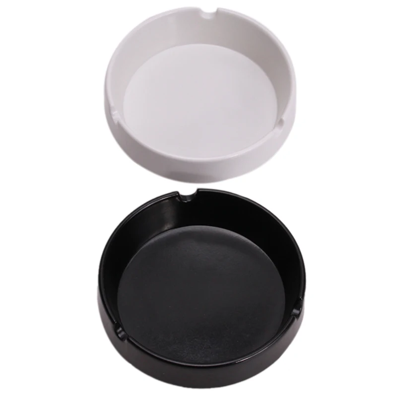 New Eco-Friendly Pocket Round Shatterproof Cigar Rubber Silicone Ashtray Ash Cinzeiro Smokeless