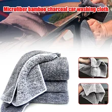 

1Pcs Car Wash Microfiber Towel 40*40cm Bamboo Charcoal Super Absorbent Car Cleaning Towel Wet Dry Quick Drying Car Wash Towel