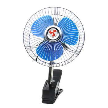 

12V Mini Electric Car Fan Summer Car Air Conditioner Rotating 3 Gears Adjustable Car Fan Air Cooling Fan