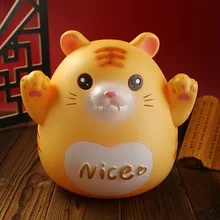 

Birthday Gift Large-capacity Lucky Tiger Holiday Gift Cute Cartoon Piggy Bank Large-capacity Change Student Money Box