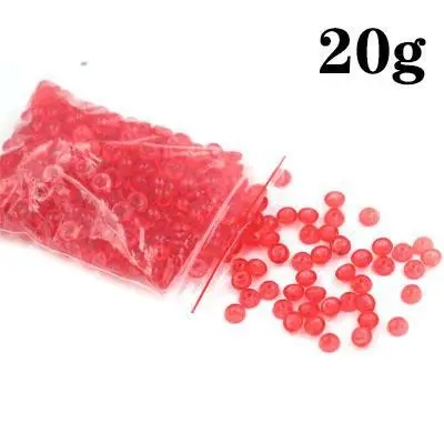 20g Red Красочные Бусины шары амулеты для поставки слаймов добавка для аквариума клейкие аксессуары шпатлевка DIY слизи наполнитель игрушки для детей - Цвет: 20g Red