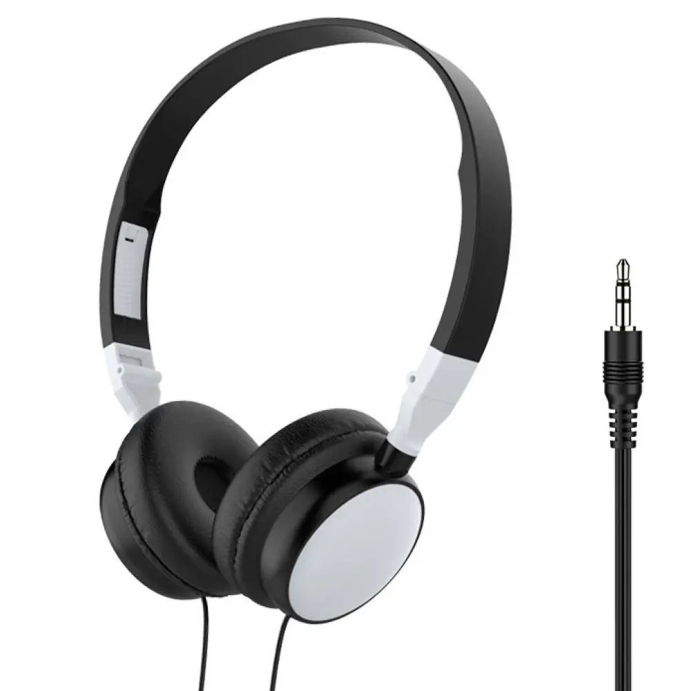 Проводные Складные Наушники с разъемом 3 5 мм Hi-Fi аудио бас стереогарнитура 9D