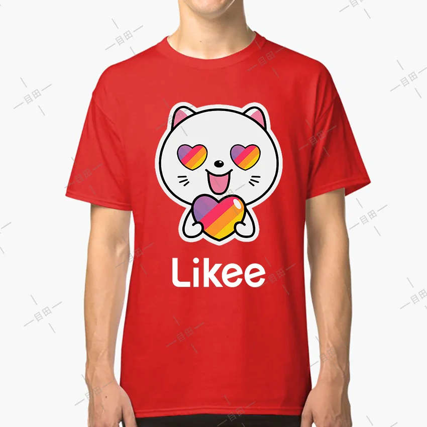 Likee футболка для приложения likee heart ca футболка likee gift футболка s крутая футболка забавная футболка с радугой