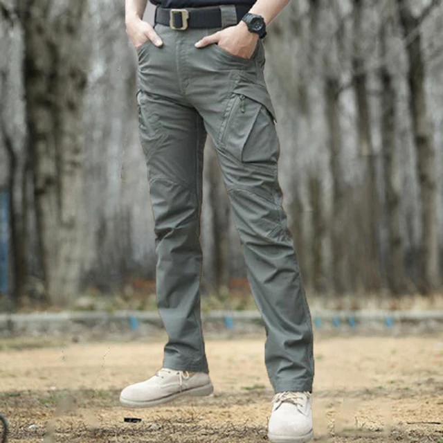 Men Military Tactical Pants Waterproof 