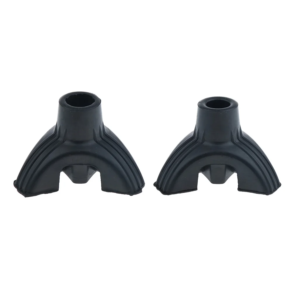 Pack of 2pcs, Tripod Rubber Tip For Cane Walking Non-skid Stick Cruches Support Base 5/8 inch 3/4 inch