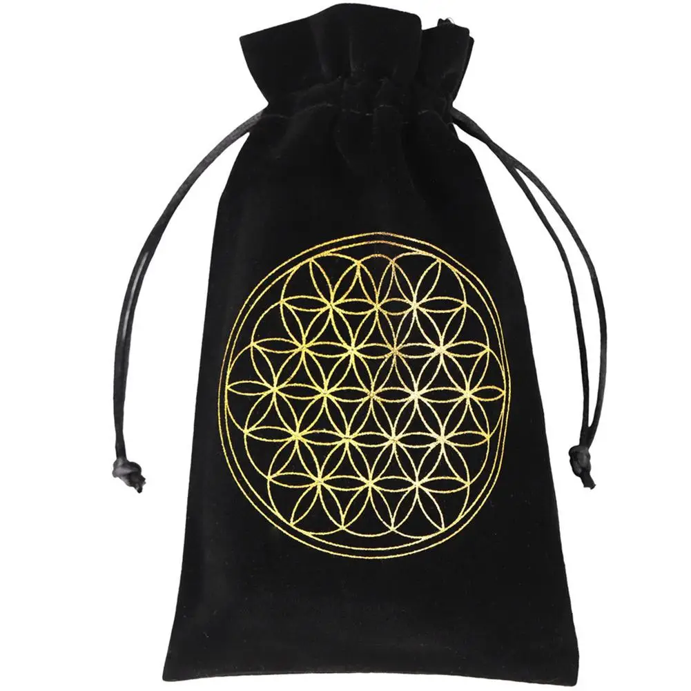 

Сумка для хранения карт Tarot бархатная сумка на шнурке с принтом домашние аксессуары подарок Таро борд органайзер для хранения игр Вечерние