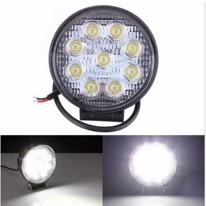 

Circle 9LED 27W Work Light 9-Bead Work Light 9LED Work Light for Off-road Car Motorcycle Light