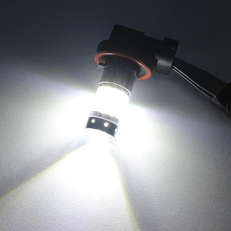 Светодиод XBD противотуманный светильник Автомобильные фары H11 60 Вт лампа 12SMD передний противотуманный светильник конический Canbus 2525 H8 светодиодный автомобильный головной светильник s