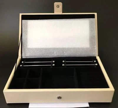 

RLLEN Original Simple High-End Charm Jewelry Gift Box Women's Jewelry Necklace Bracelet Earring Leather Storage Box Protective