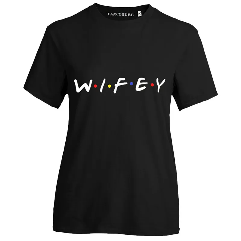 HUBBY WIFEY парные футболки для женщин мужчин влюбленных Толстовка влюбленных пары с коротким рукавом футболки