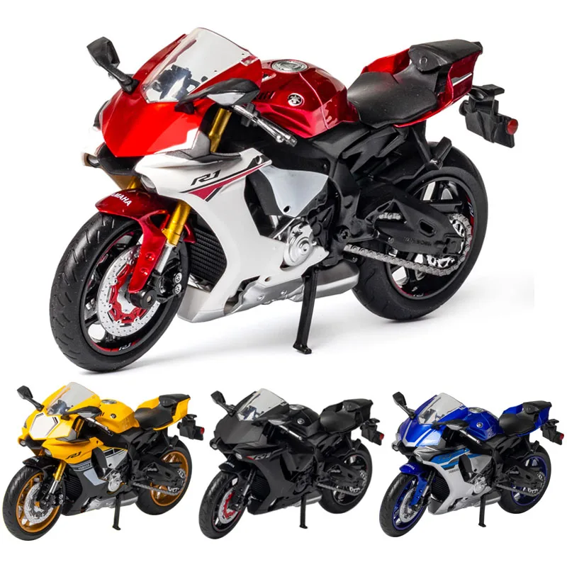 Модель мотоцикла 1:12 YZF R1 литой под давлением игрушечный мотоцикл модели гоночных
