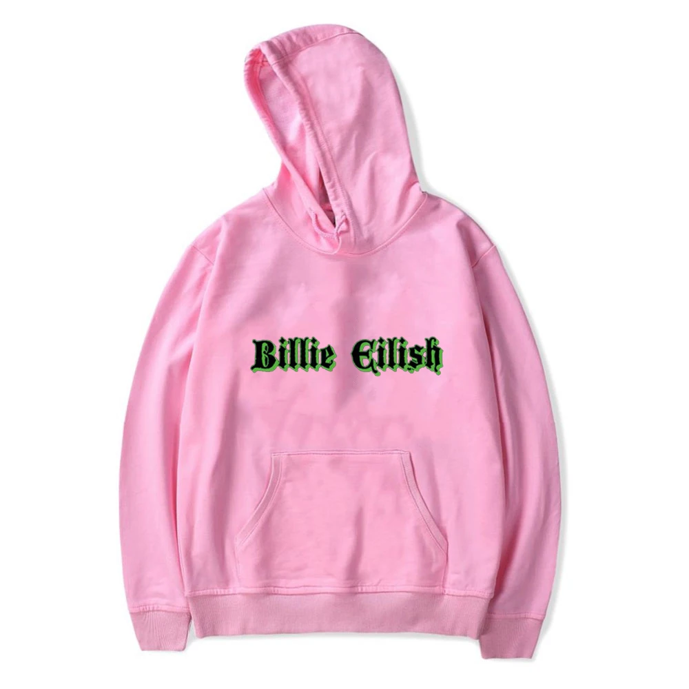 Модная детская толстовка с капюшоном и принтом Billie Eilish, свитер для маленьких мальчиков и девочек, зимняя верхняя одежда для маленьких девочек, пальто, Kpop - Цвет: 924-bj-11-28-1
