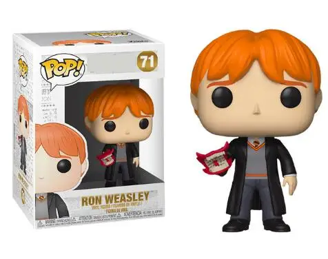 Funko Pop Movie Harry Potter Lord Voldemort Hermione Granger Ron Weasley Sirius Black Hedwig Dobby Cute Vinyl Figure Model Toys - Цвет: with retail box