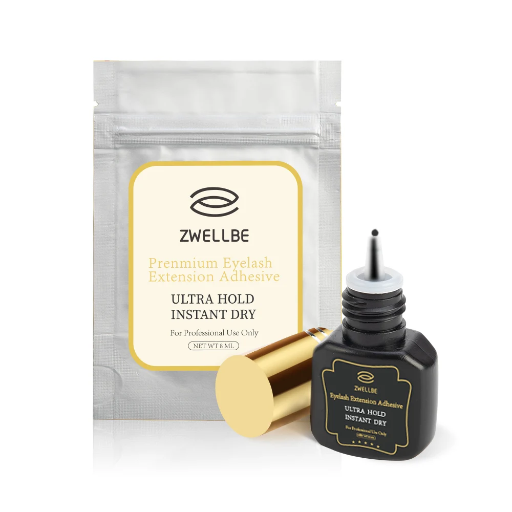 8/10ml Eyelash Extension Glue 1-2 Seconds Fast Drying Black Eyelashes Glue Pro Lash Black Adhesive eyelash glue
