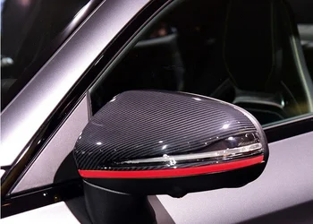 

ABS carbon fiber rear view mirror shell Two-color sports style for Mercedes-Benz C-class E-class S-class GLC