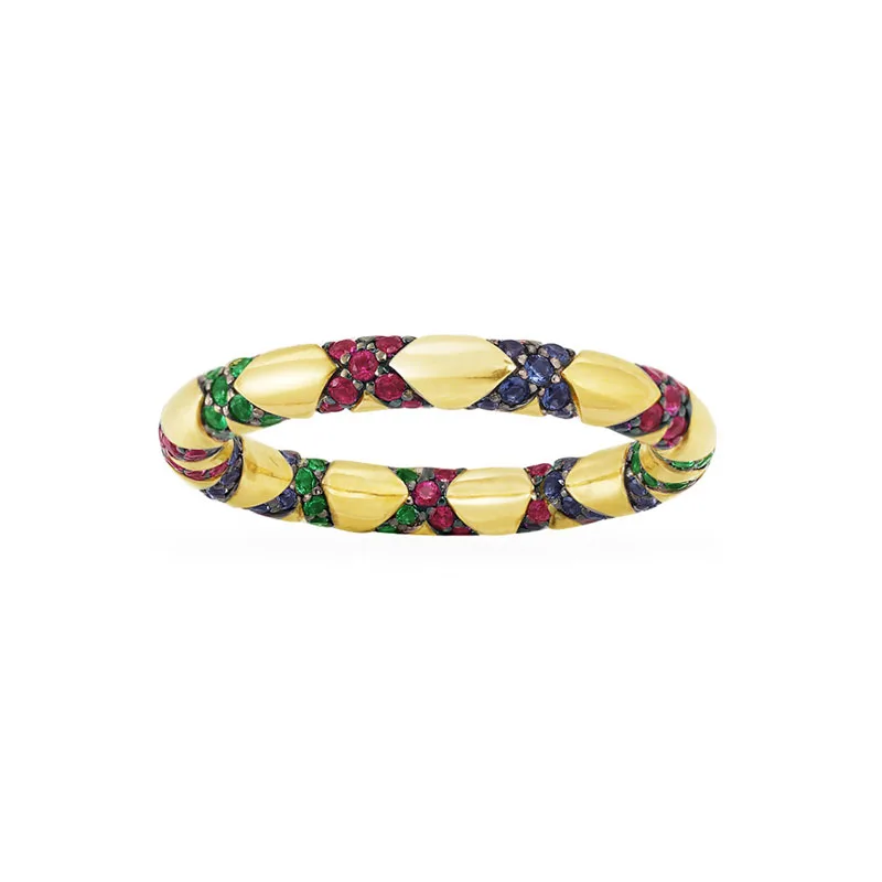 Женское кольцо из серебра 925 пробы с фианитами|Кольца| |