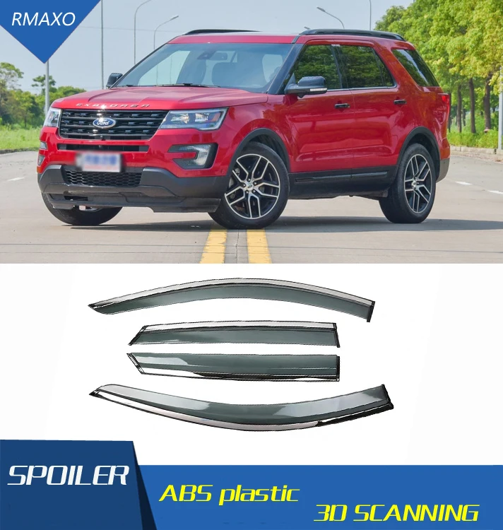 Для Ford Explorer 2015-2019 оконный козырек вентиляционные оттенки Защита от солнца дождя
