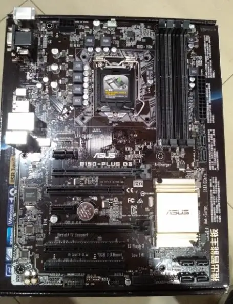 Для рабочего стола материнской платы ноутбука Asus B150-PLUS D3 B150 LGA 1151 для Core i7 i5 i3 DDR3 64G USB3.0 используется
