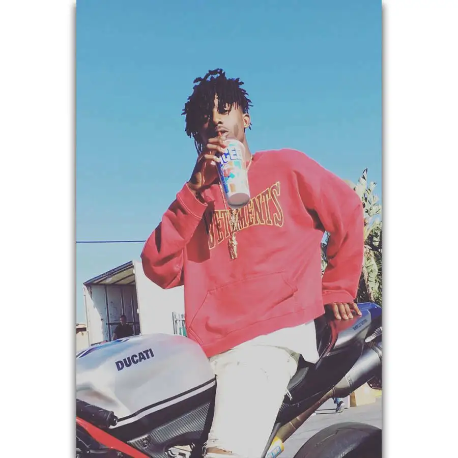 A108 Playboi Carti Rap хип хоп музыкальный певец звёзд Шелковый постер искусство
