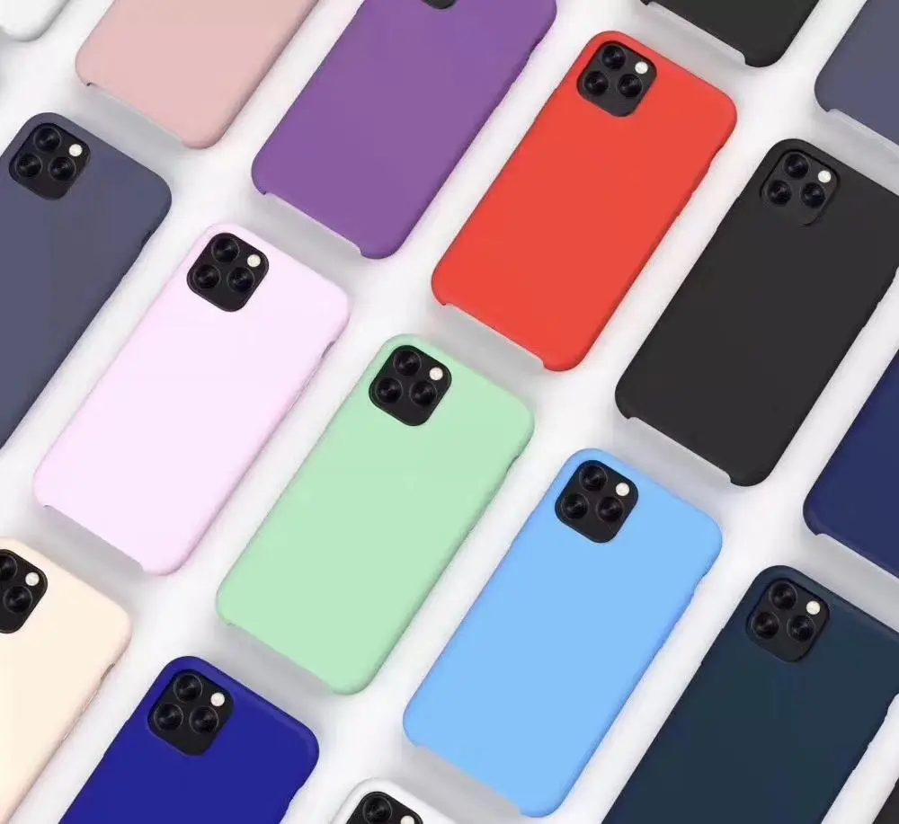 

2019 Wholesale Custom Liquid Silicone Mobile Accessories Back Cover Cell Phone Case for iPhone 11 11 Pro 11 Pro Max