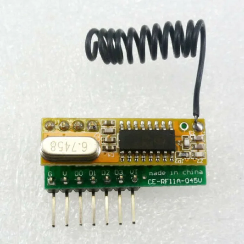 433 МГц для Arduino Encode декодирование RF беспроводной дистанционный Регулируемый