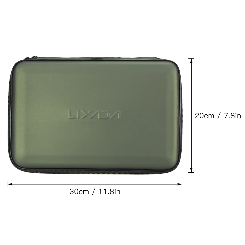 

Fishing Tackle Box Padded Fishig box for Bite Alarm Storage Case Fishing Tool Protection Box Pesca Fishing Accessories