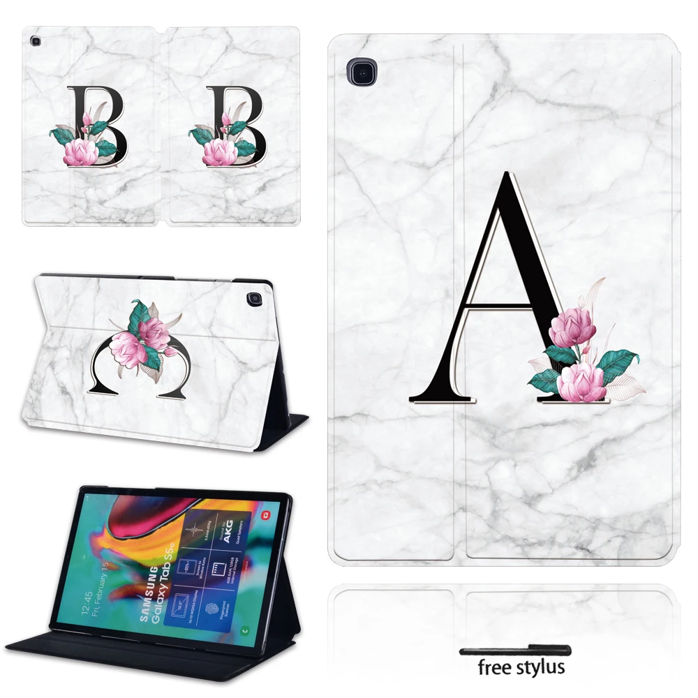 

Tablet Case for Samsung Galaxy Tab A A6 7.0 10.1 Inch/A 9.7 10.1 10.5 Inch/Tab E 9.6 Inch/Tab S5e 10.5 Inch with Marble Series